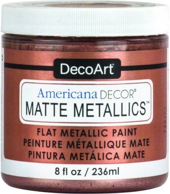 DecoArt Americana Decor Rose Gold Matte Metallics Craft Paints. 8oz
